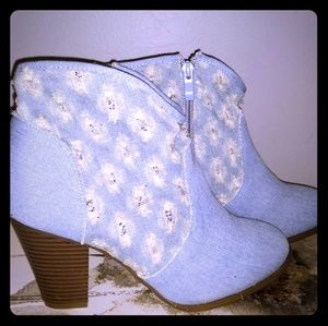 Denim Cowboy booties